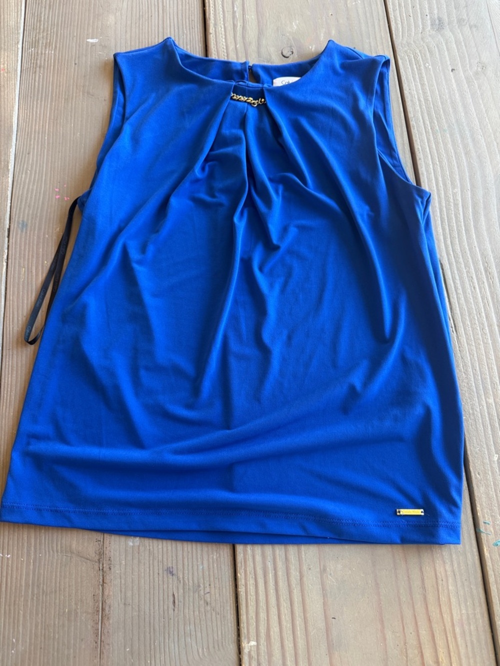 Calvin Klein Royal Blue Sleeveless Tank Top